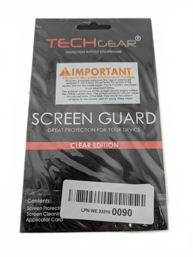 Techgear clear pet film screen - techgear,
